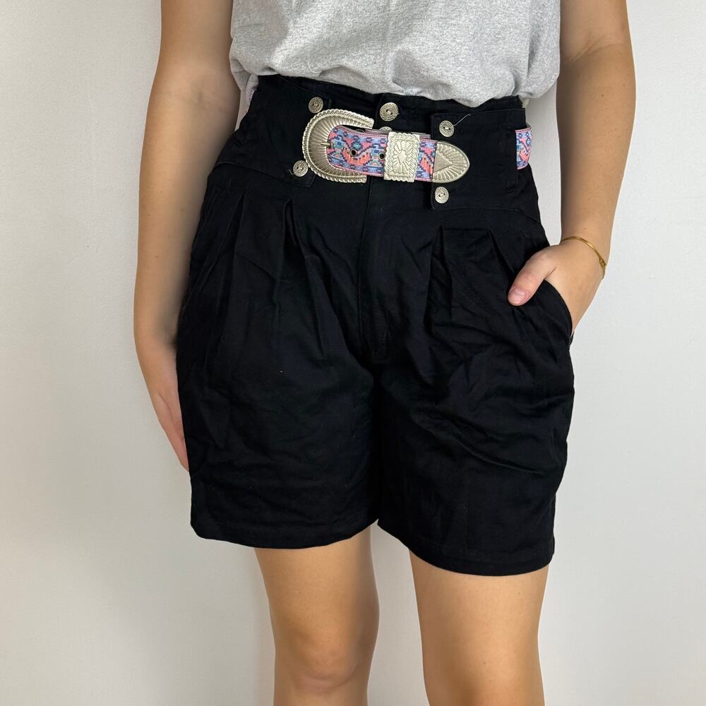 Vintage 90s Nuovo southwestern shorts with belt size 2